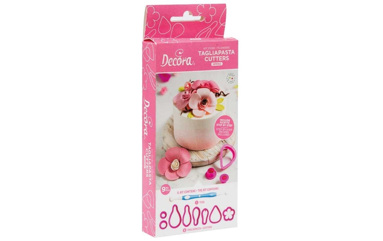 Prägerform Blumen RosaAusstechformen Set