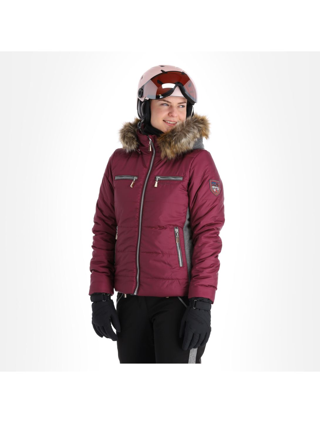 Stongerhohe ski-jas dames