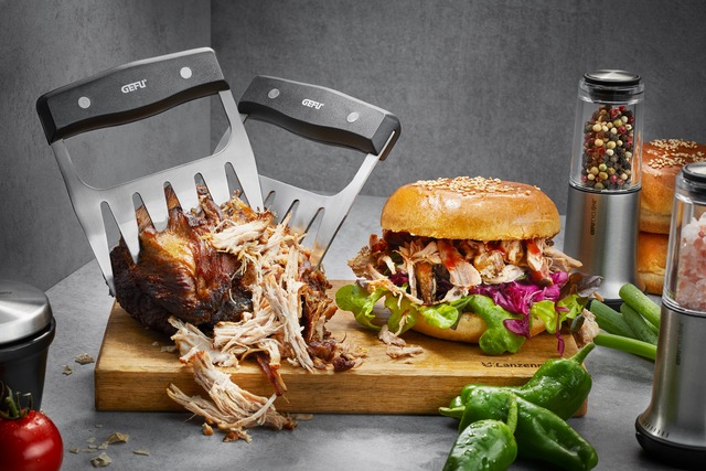 GEFU Fleischgabel »BBQ« ergonomisch geformte Griffe für einen perfekten Halt, 2-teilig