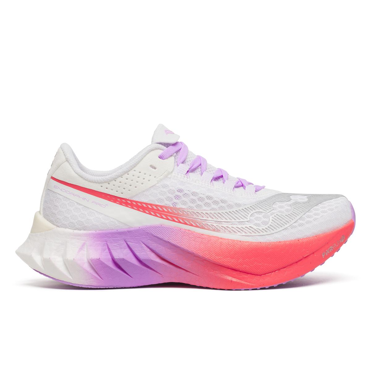 Saucony Endorphin Pro 4 Womens White/Crocus