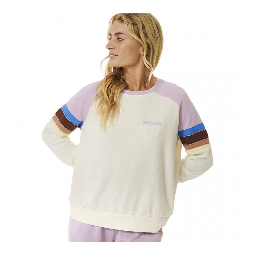 Rip Curl SURF REVIVAL RAGLAN CREW - Sweat Femme lilac