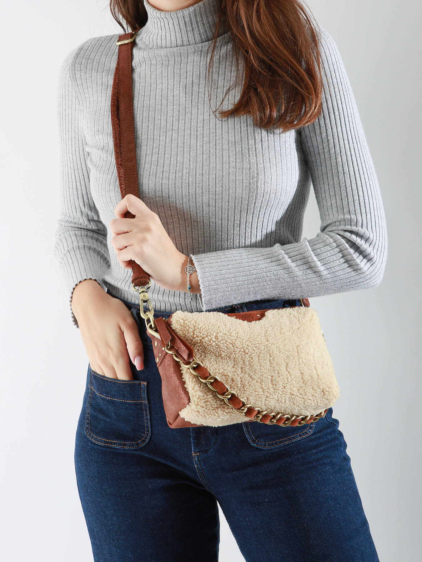 Sac bandoulire Vintage cuir MILA LOUISE