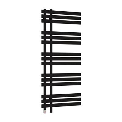 Eastbrook Loddon elektrische handdoekradiator 50x120cm 450W zwart mat