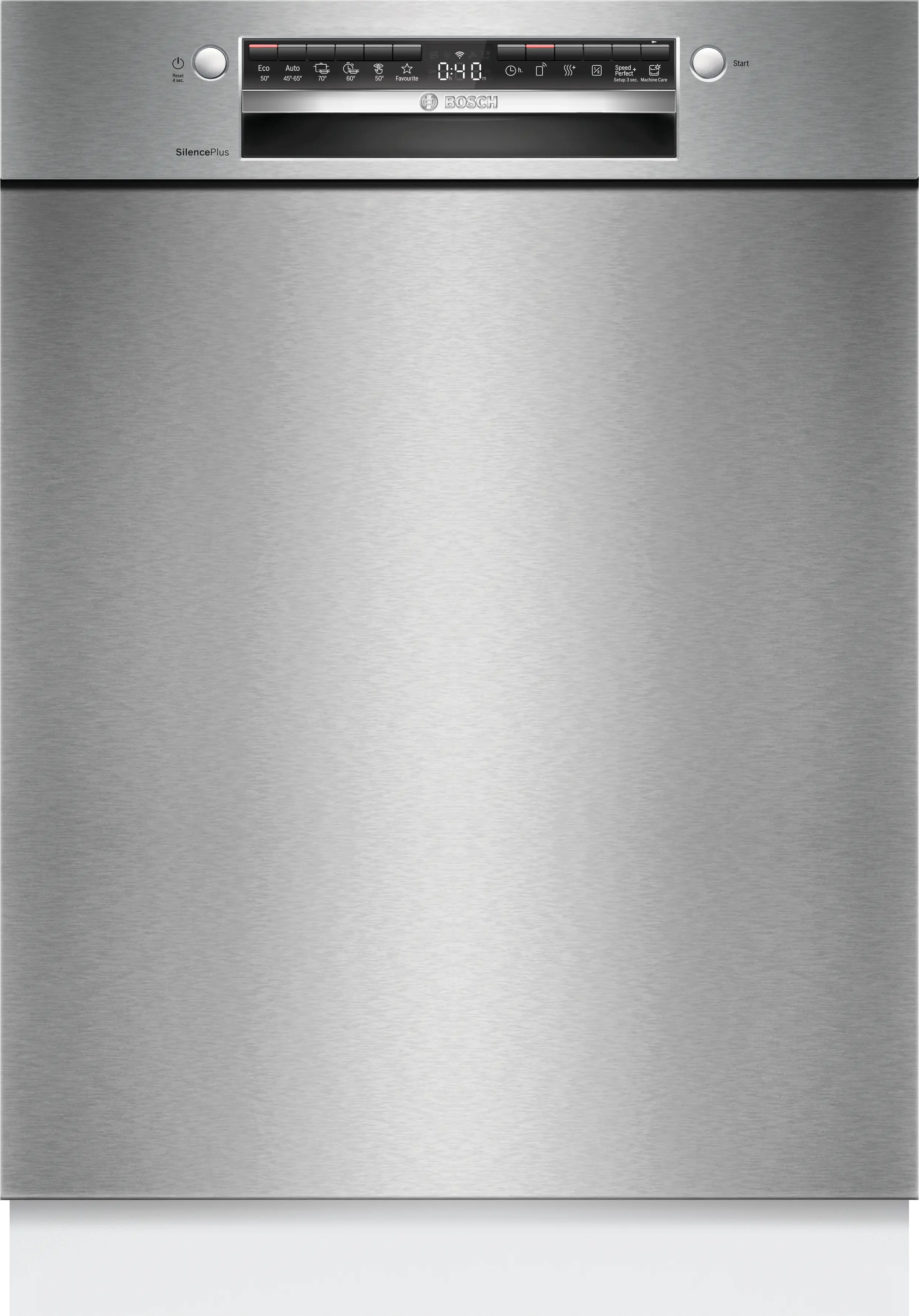 Serie 4 Onderbouw vaatwasser 60 cm Geborsteld staal