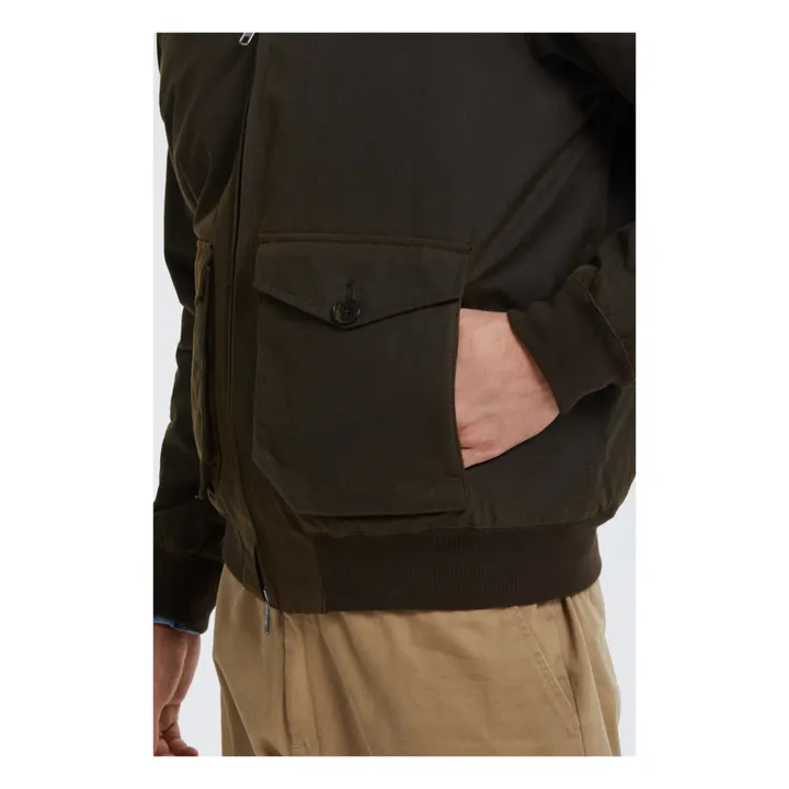 Baracuta Veste G9 Waxed | Kaki foncé