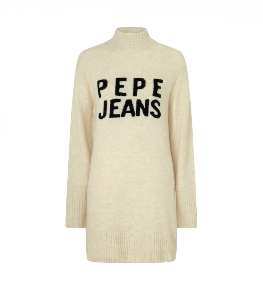 Vestido bege Denisse da Pepe Jeans