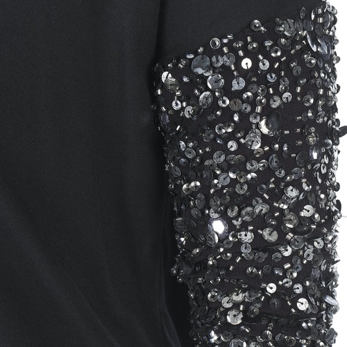 Manoush - TSHIRT ML INDIAN BASIC - Noir