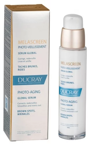 Ducray — Sérum Global Photo-vieillissement — Soin éclaircissant — Melascreen 30ml