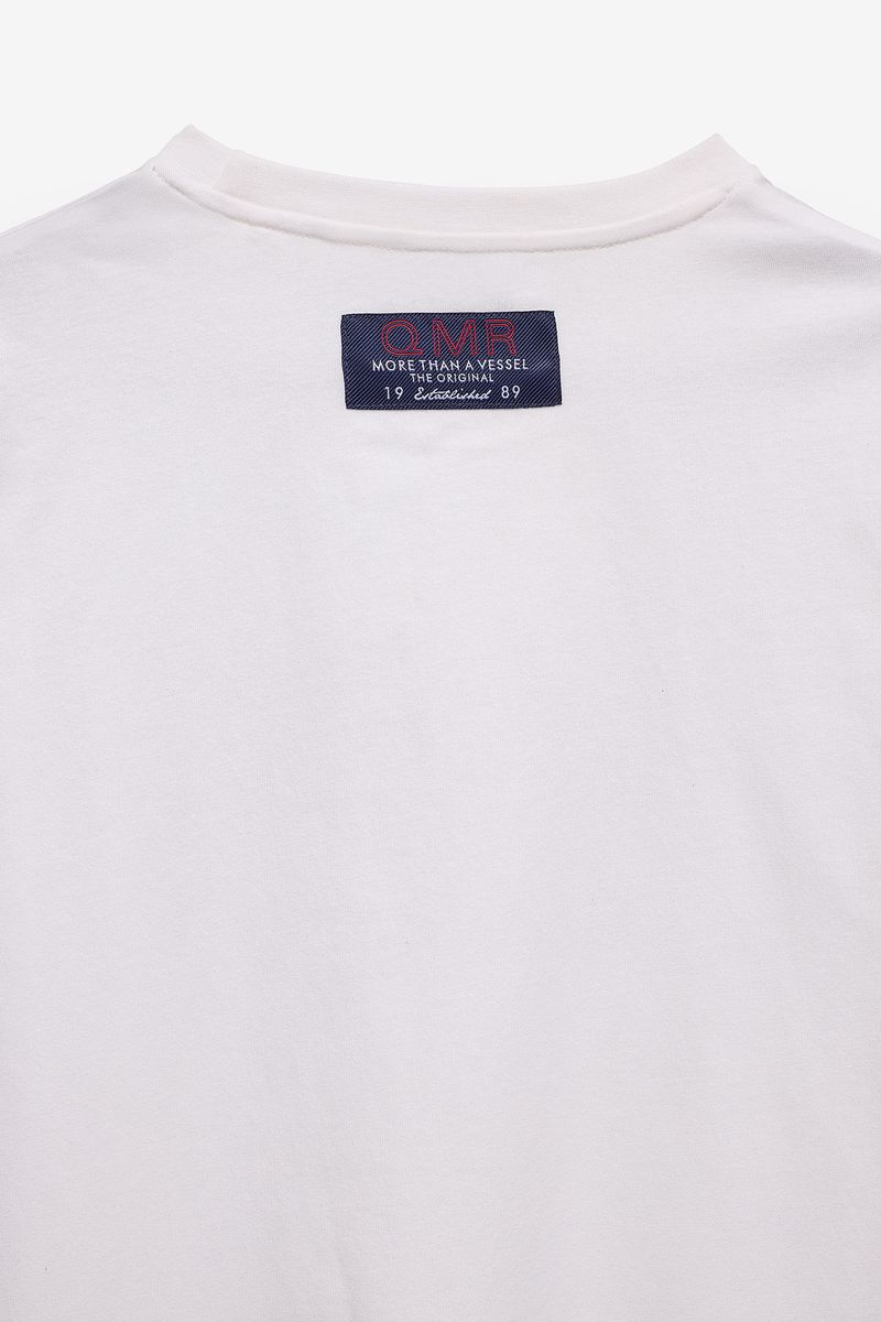 T-SHIRT COM PRINT E ETIQUETA