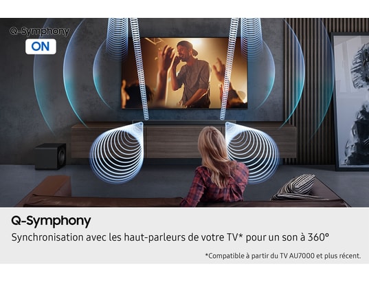 SAMSUNG - Barre de son HW-QS760F - 5.1.2 Ch - Dolby Atmos
