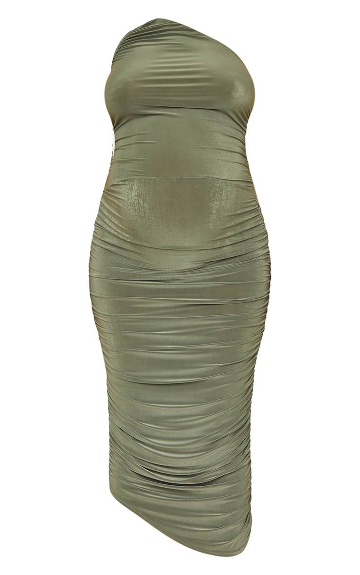 Robe Maxi De Maternité En Tissu Slinky À Une Épaule