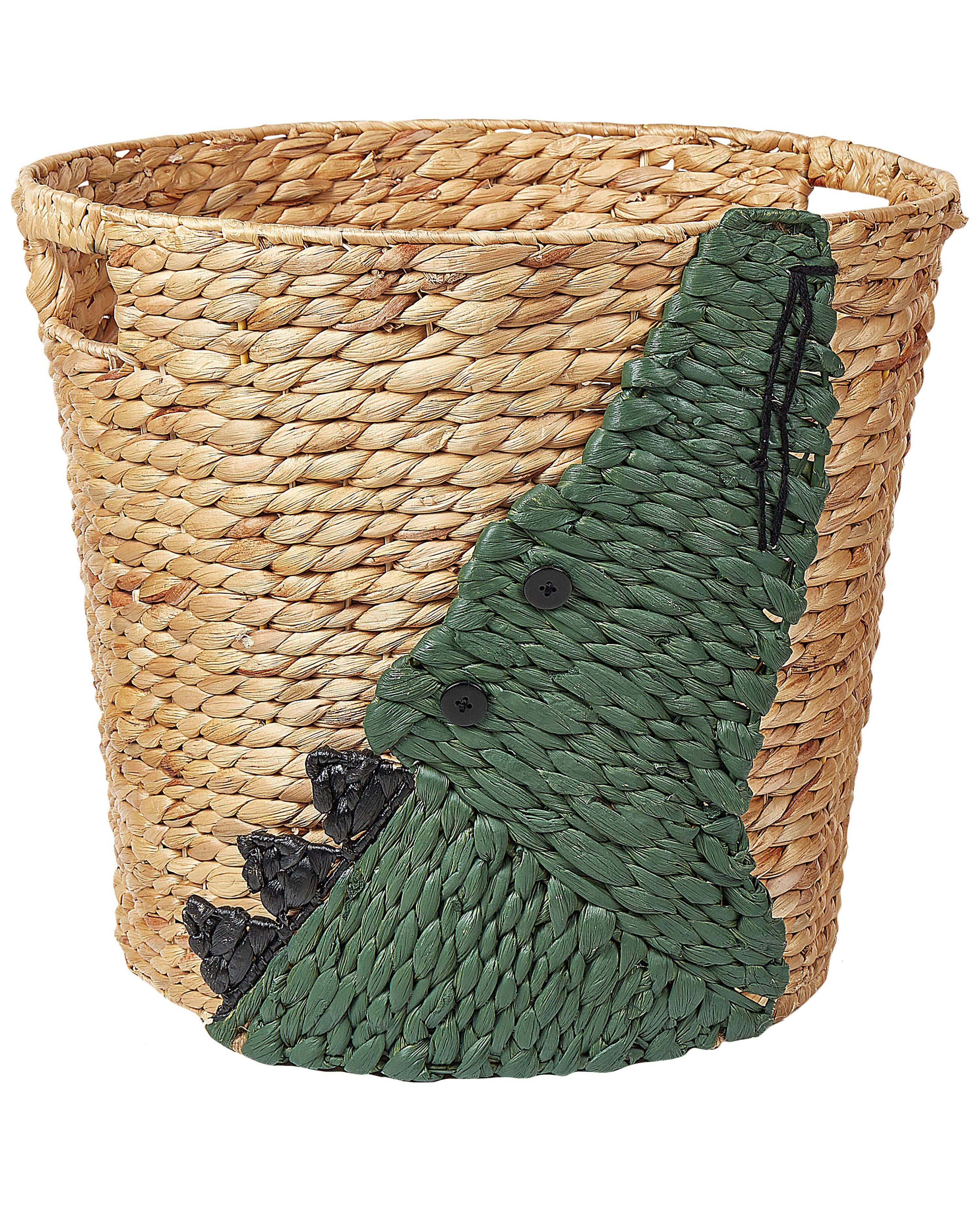 Kindermand Krokodil LOXTON Wicker Natuurlijk