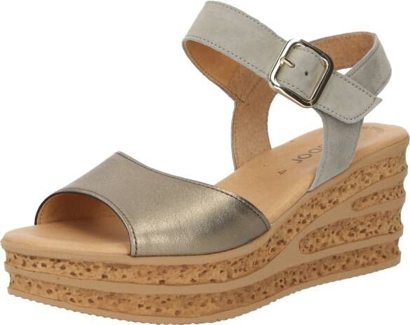 GABOR Sandalen Dames 44.651 Maat: 38 5 Kleur: Brons