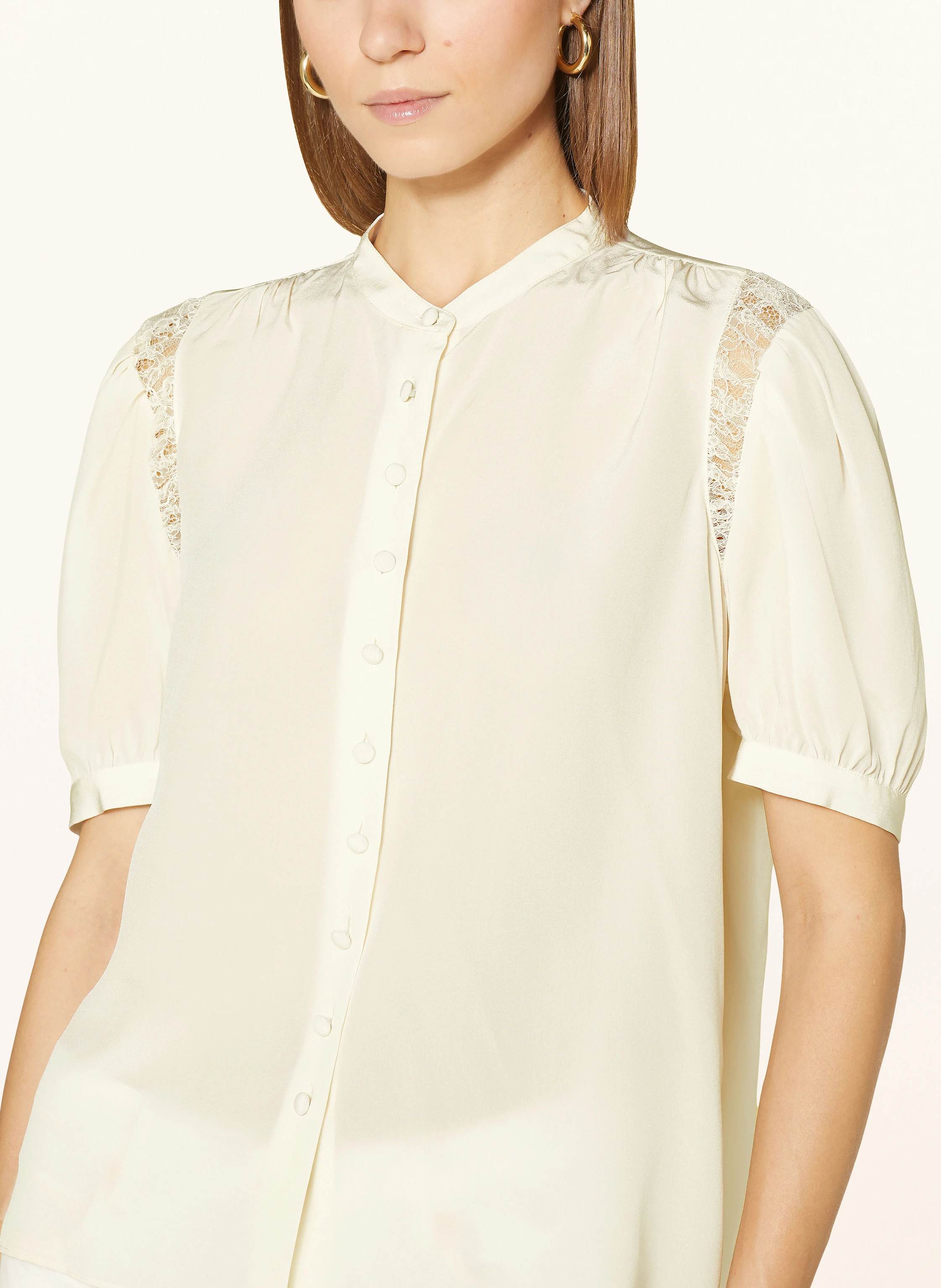 FRAME Bluse mit Spitze