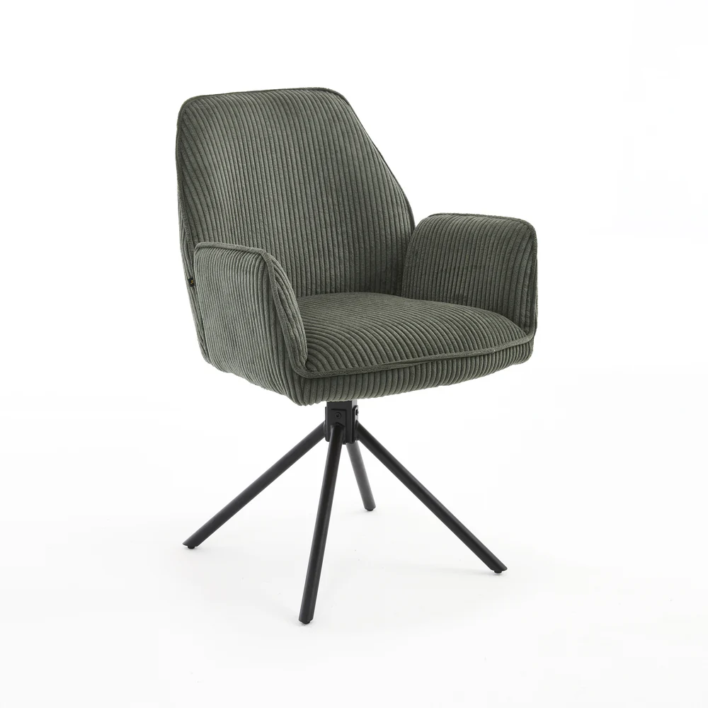 Eetkamerstoel Noah Hyper Donker Groen (set van 2)