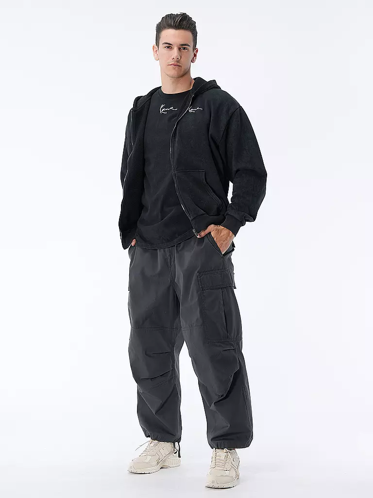 KARL KANI Sweatjacke schwarz