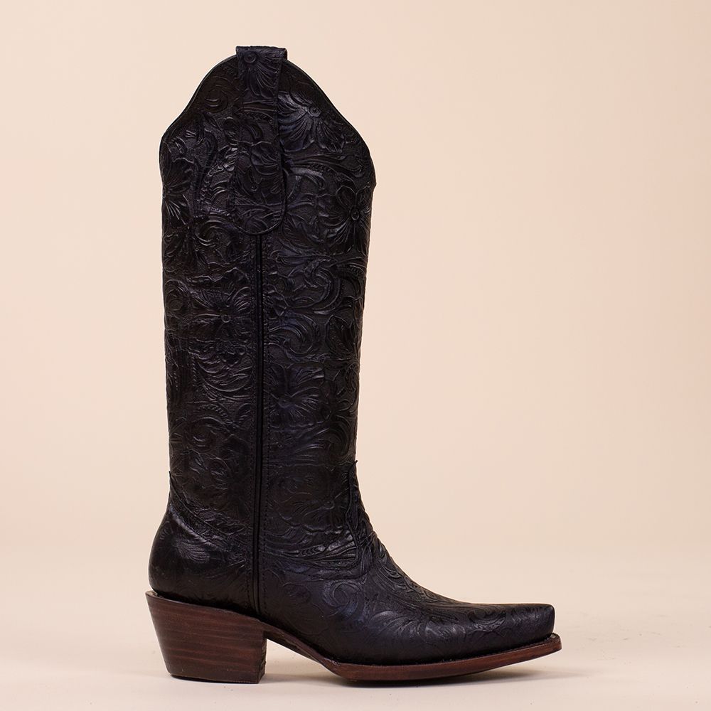 La Pintura cowboylaars Black Flower