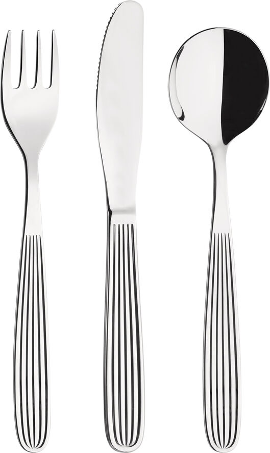 Iittala Scandia dessert bestik æske 12 dele Grå