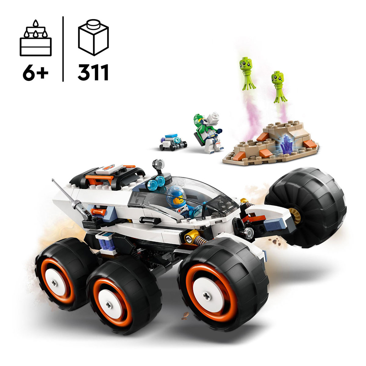 LEGO City 60431 Ruimteverkenner en Buitenaards Leven