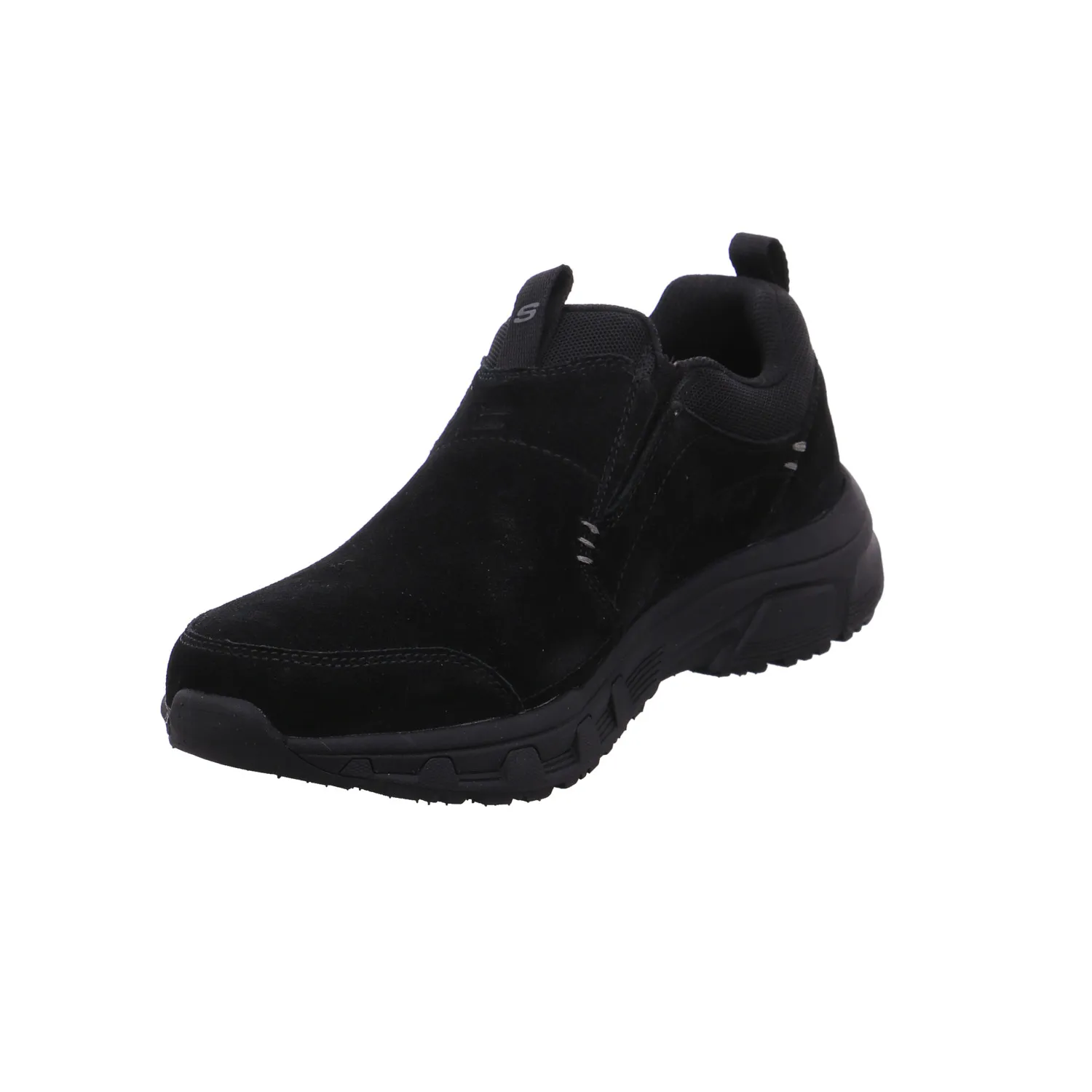 SKECHERS Halbschuh-Schlüpfer Schwarz Leder