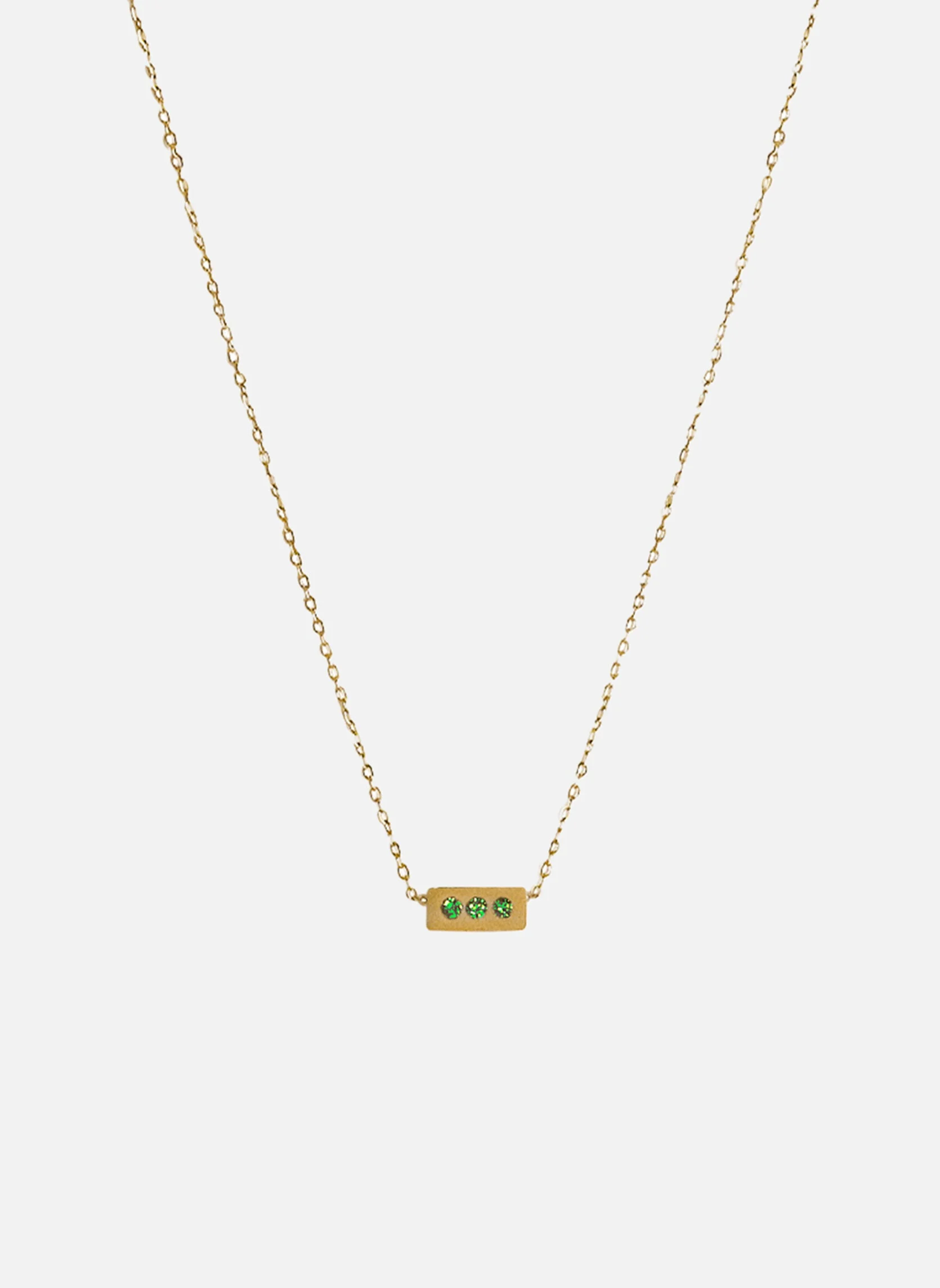 MINOS - Collier chaîne minos | Vert