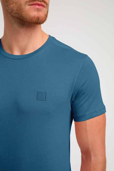 Gabbiano blauwe heren t-shirt