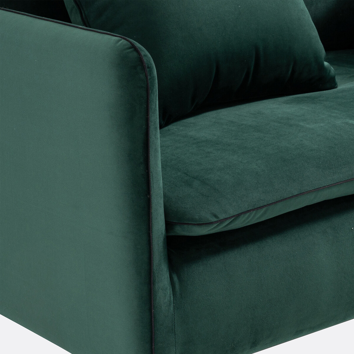 LA REDOUTE INTERIEURS<br>Poltrona XL em fluweel, Ivete
