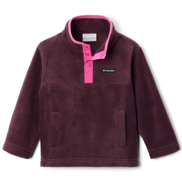 Sweat polaire COLUMBIA STEENS MTN II 1/4 SNAP FLEECE PULL-OVER MOONVISTA/PINK ICE