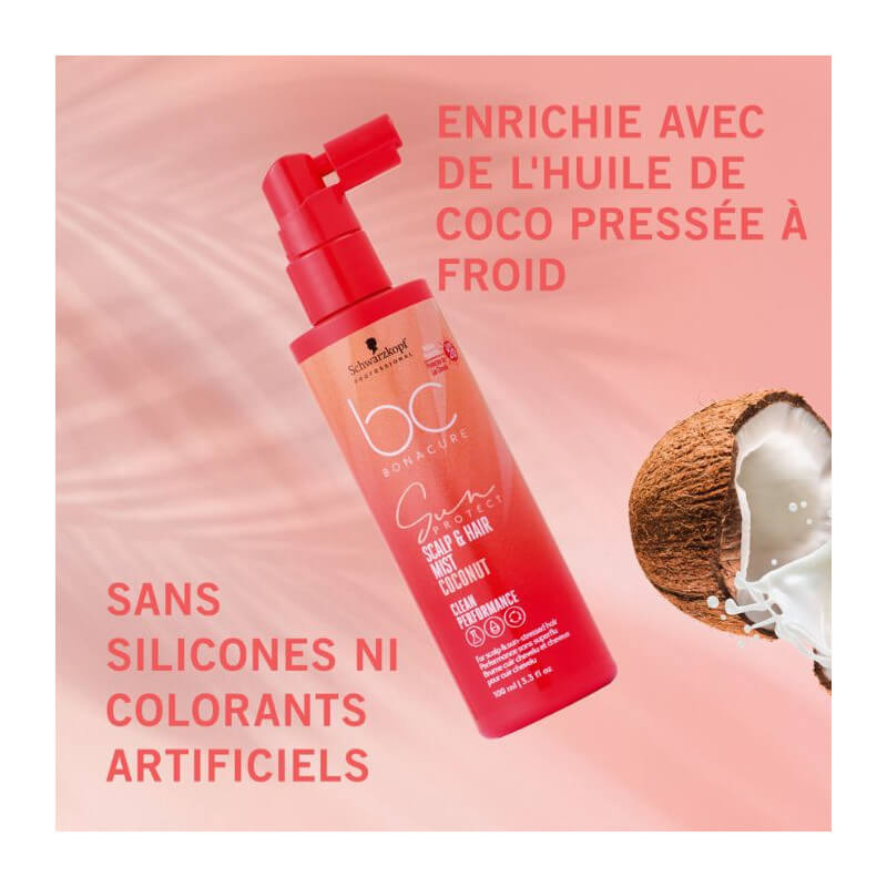 Brume Protectrice Cheveux et Cuir Chevelu SPF20 BC Sun Protect Schwarzkopf 100ml