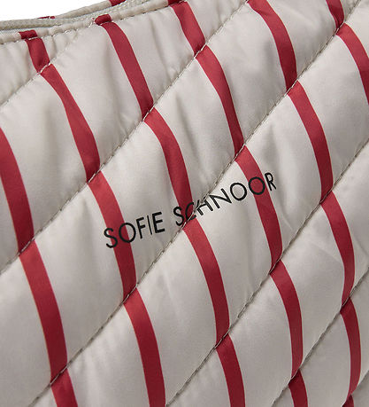 Sofie Schnoor Umhängetasche - Off White/Berry Striped
