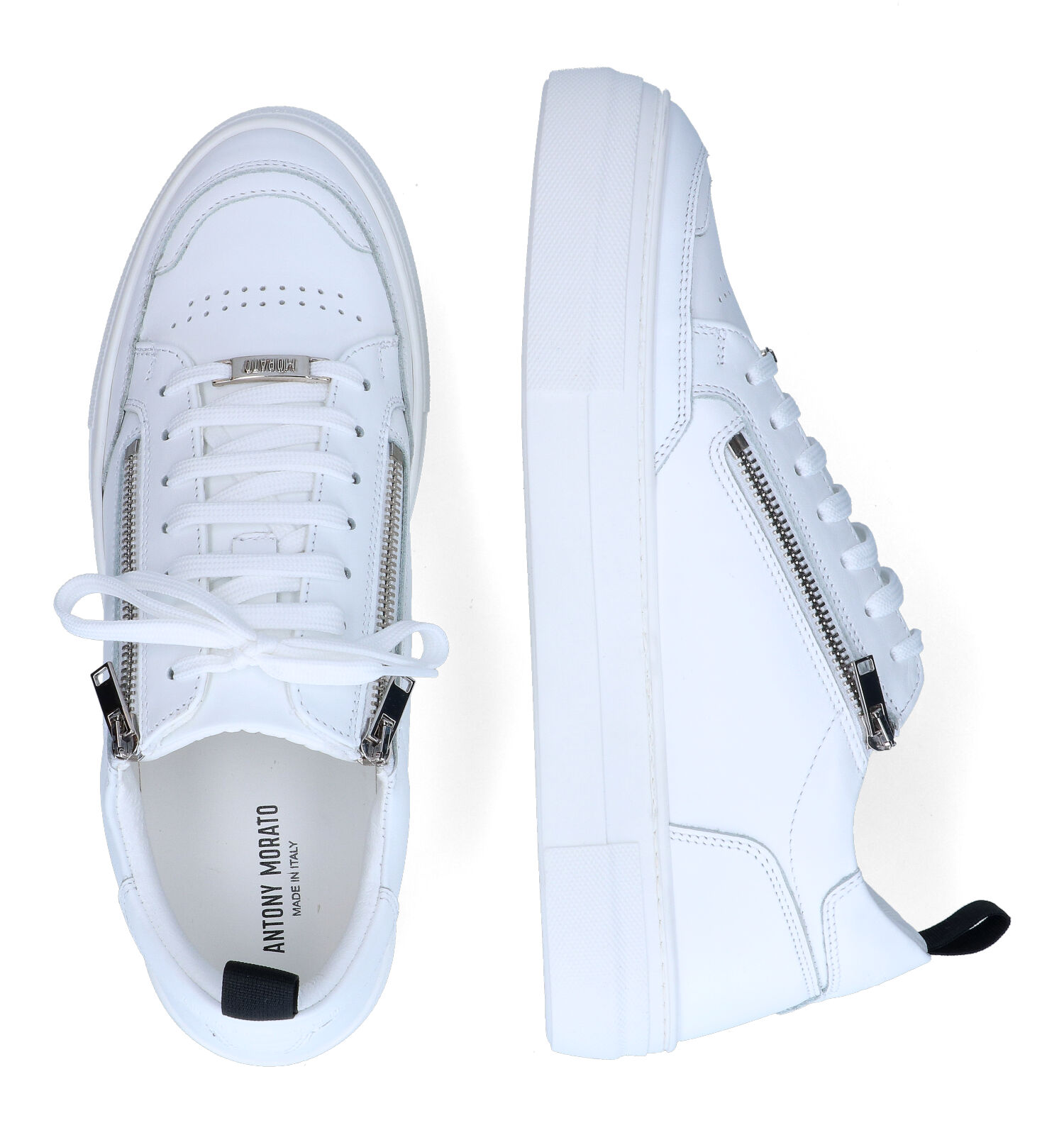 Veterschoenen wit