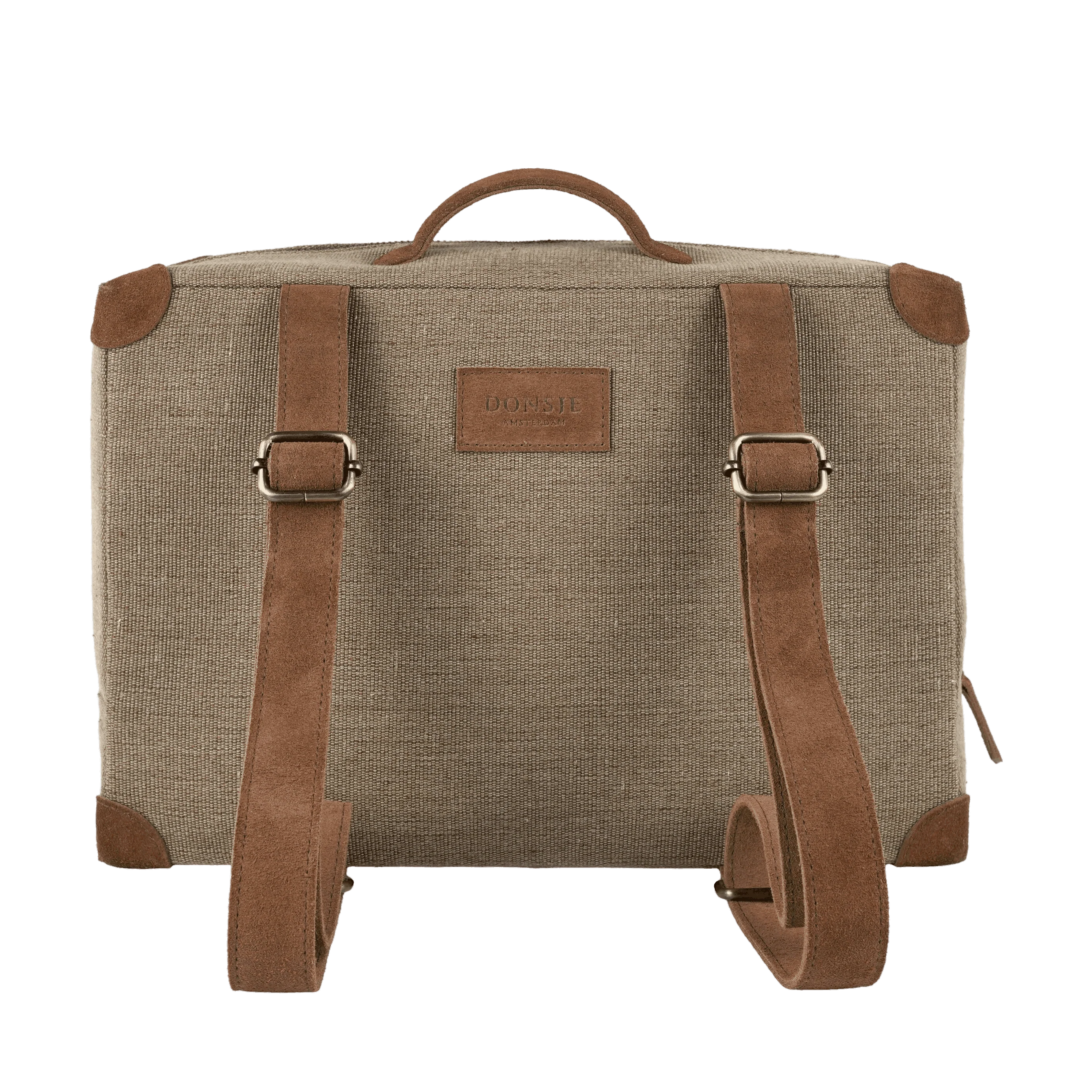 Paaki Backpack | Fluffy Bear | Teddy Brown Suede