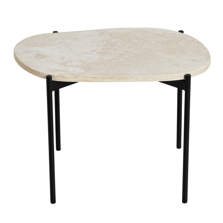 Woud La Terra bijzettafel medium ivory travertine