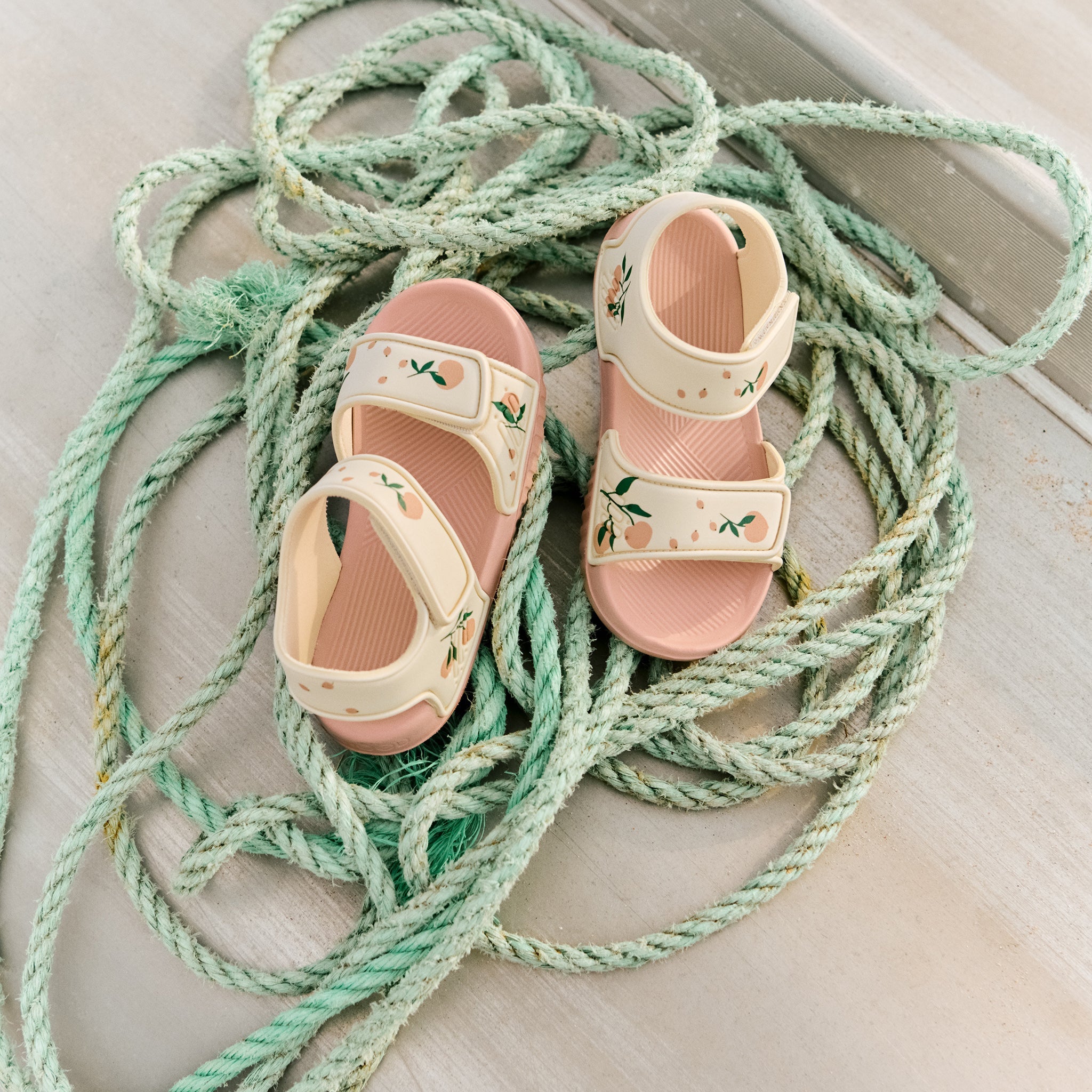 Sandalen Blumer Printed Peach Sea shell