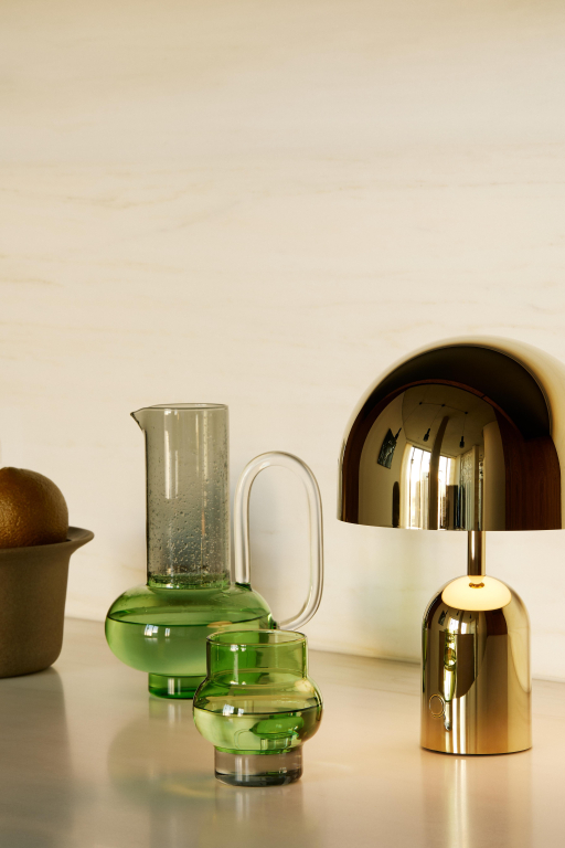 Tom Dixon Bell tafellamp LED oplaadbaar Fluro