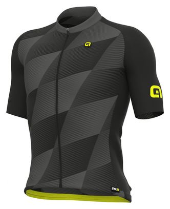 Maillot Manches Courtes Alé Square Noir