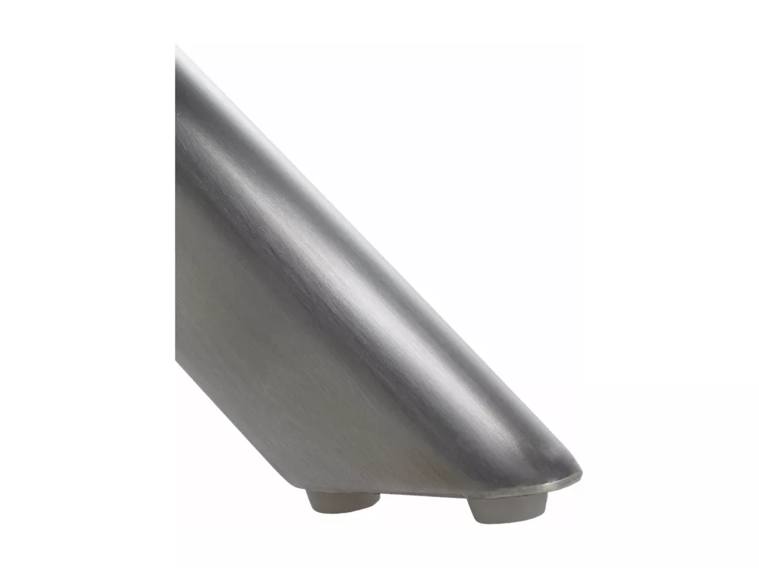 chaises avec accoudoirs - Velours & Acier inoxydable - Crème - Swing