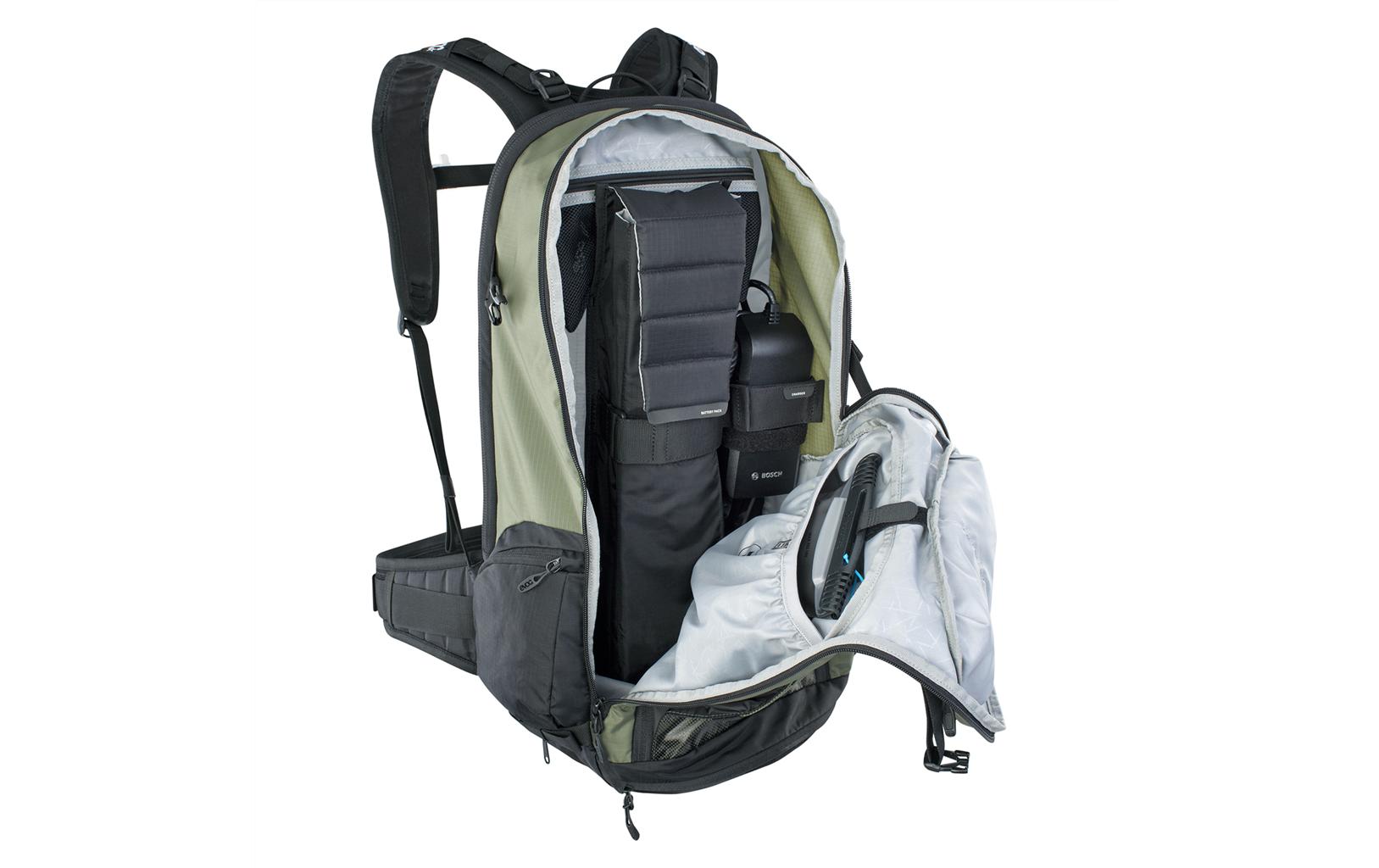 Rucksack FR Tour E-Ride 30 l, Dark/Olive/Black<br>Protector-Rucksack für E-Bikes