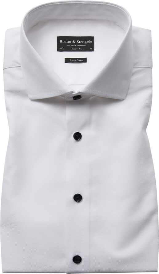 Bruun & Stengade BS Dragic Modern Fit Shirt White