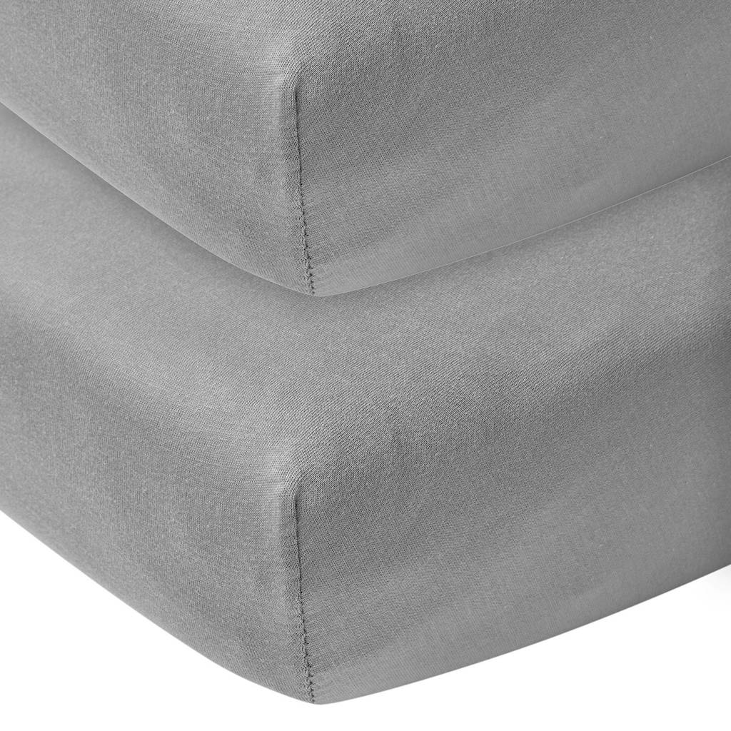 katoenen hoeslaken ledikant 60x120 cm (set van 2)