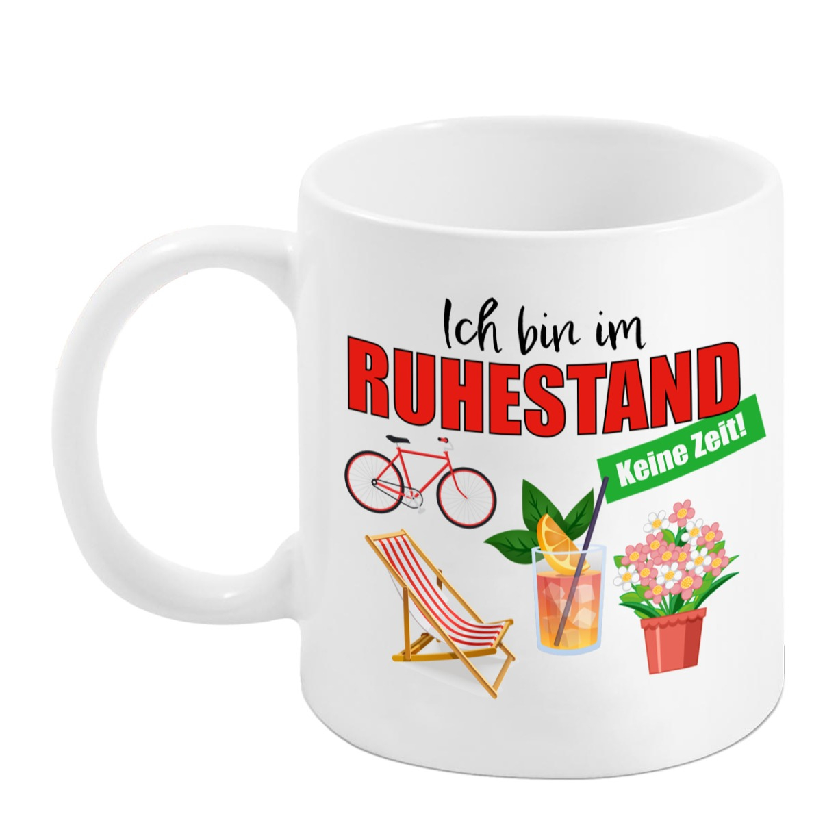 Deko Keramik Kaffee Tasse Home Tee Cup Pensionierung Geschenktasse - Ruhestand