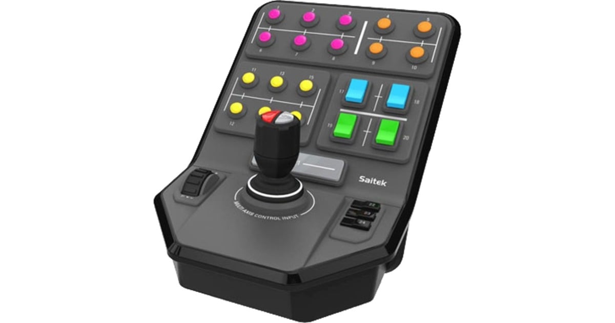 Logitech GSaitek Farming Simulator Side Panel instrumentenpaneel