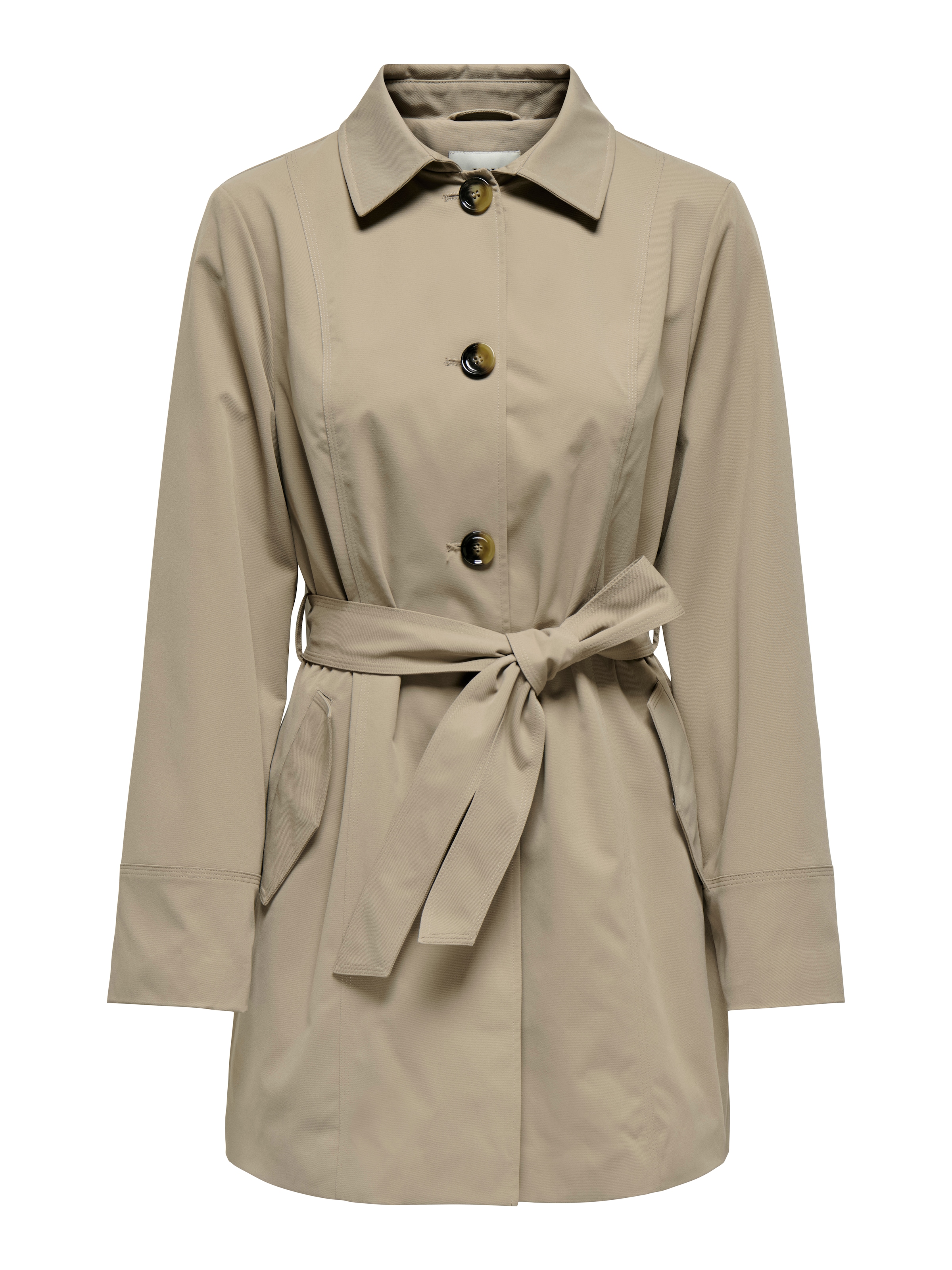 JDY Trenchcoat »JDYISADORA TRENCHCOAT OTW HAB NOOS«, mit Bindegürtel in der Taille