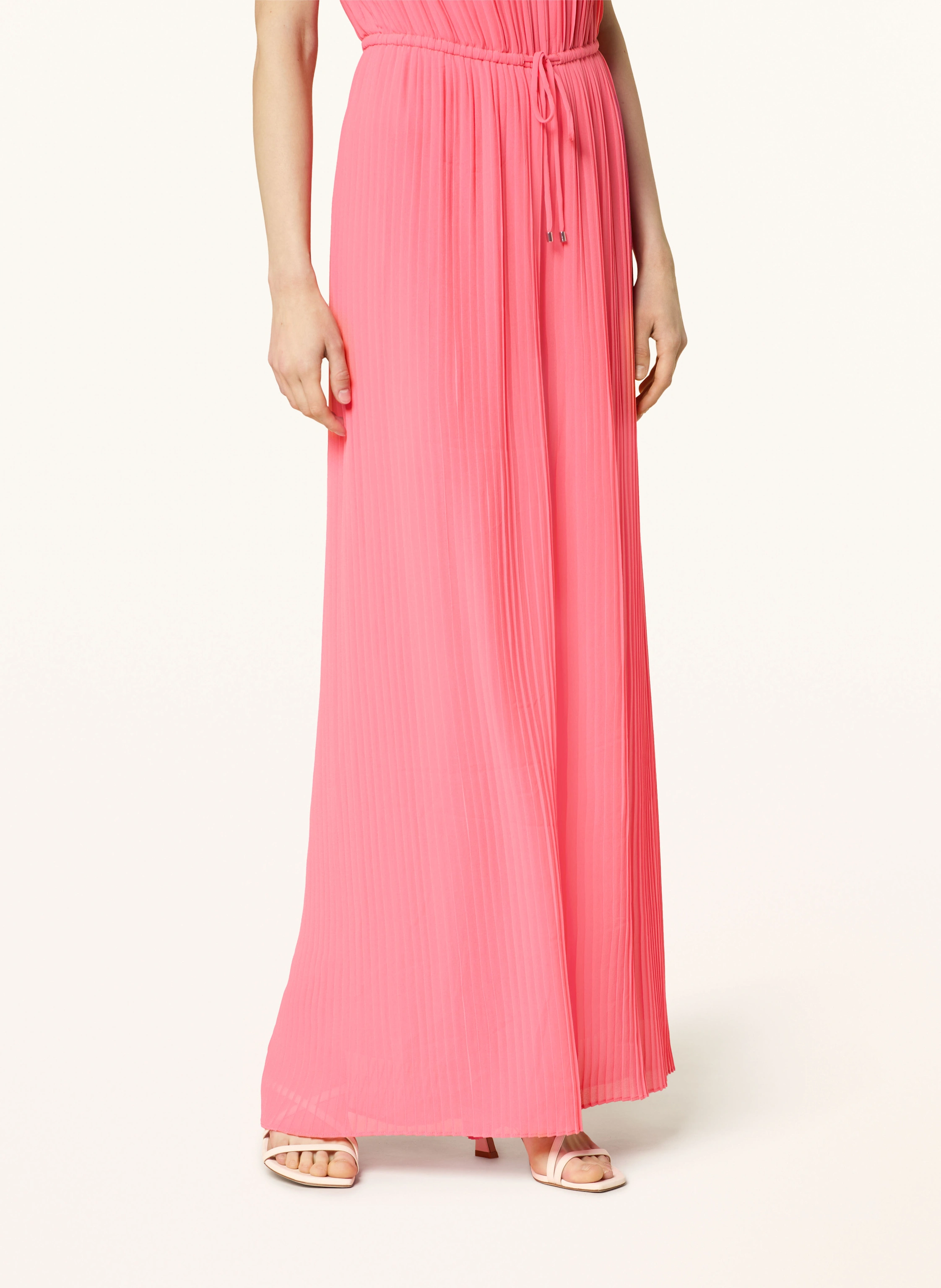comma Jumpsuit mit Plissees