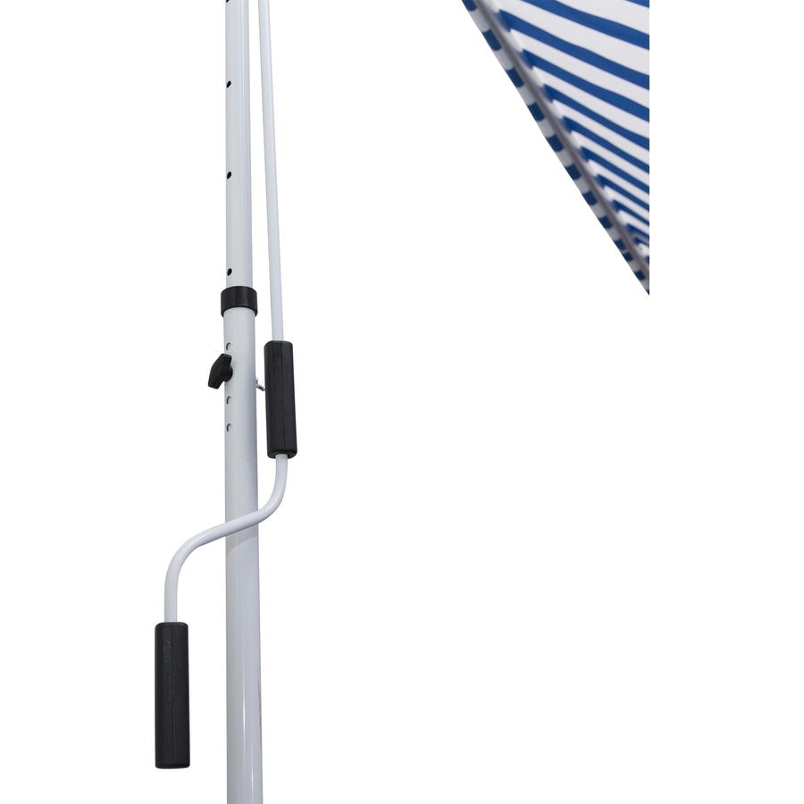 Outsunny Klemmmarkise mit Faltarm blau
