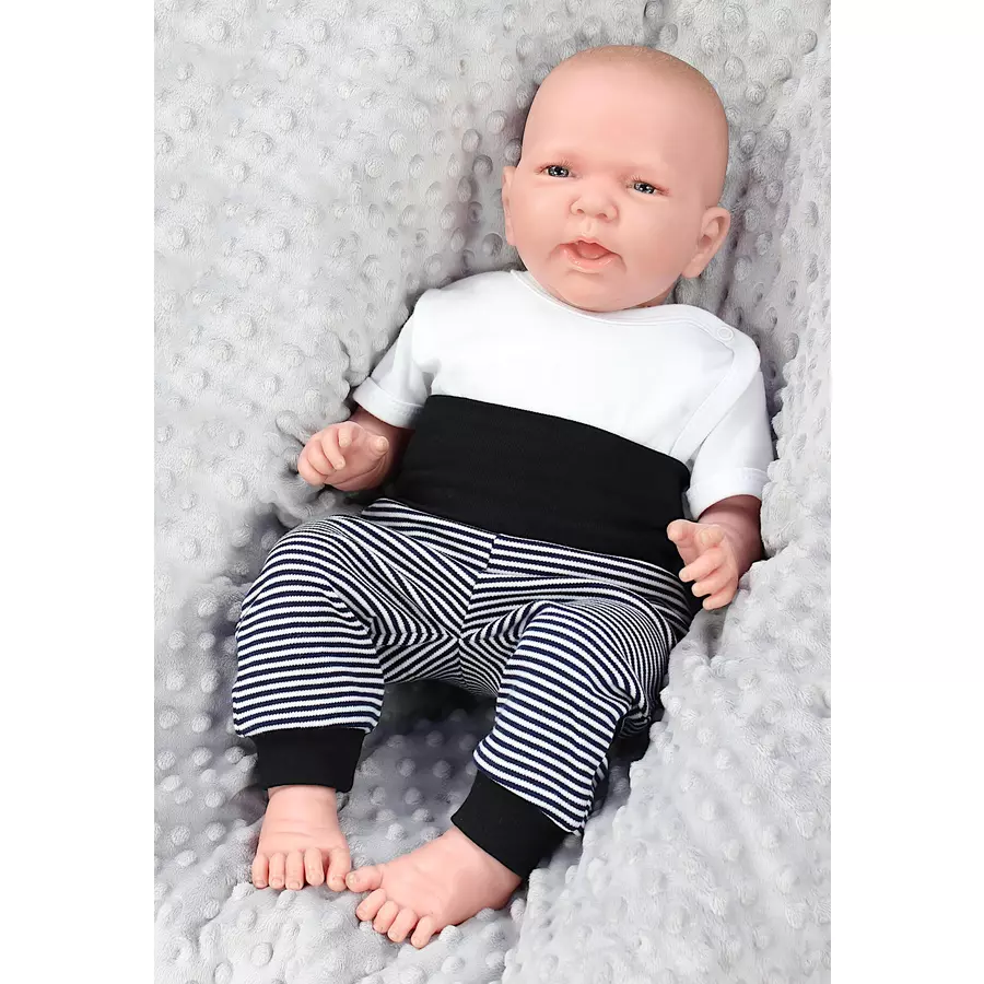 TupTam Baby Jungen Lange Pumphose 3er Pack graubeige
