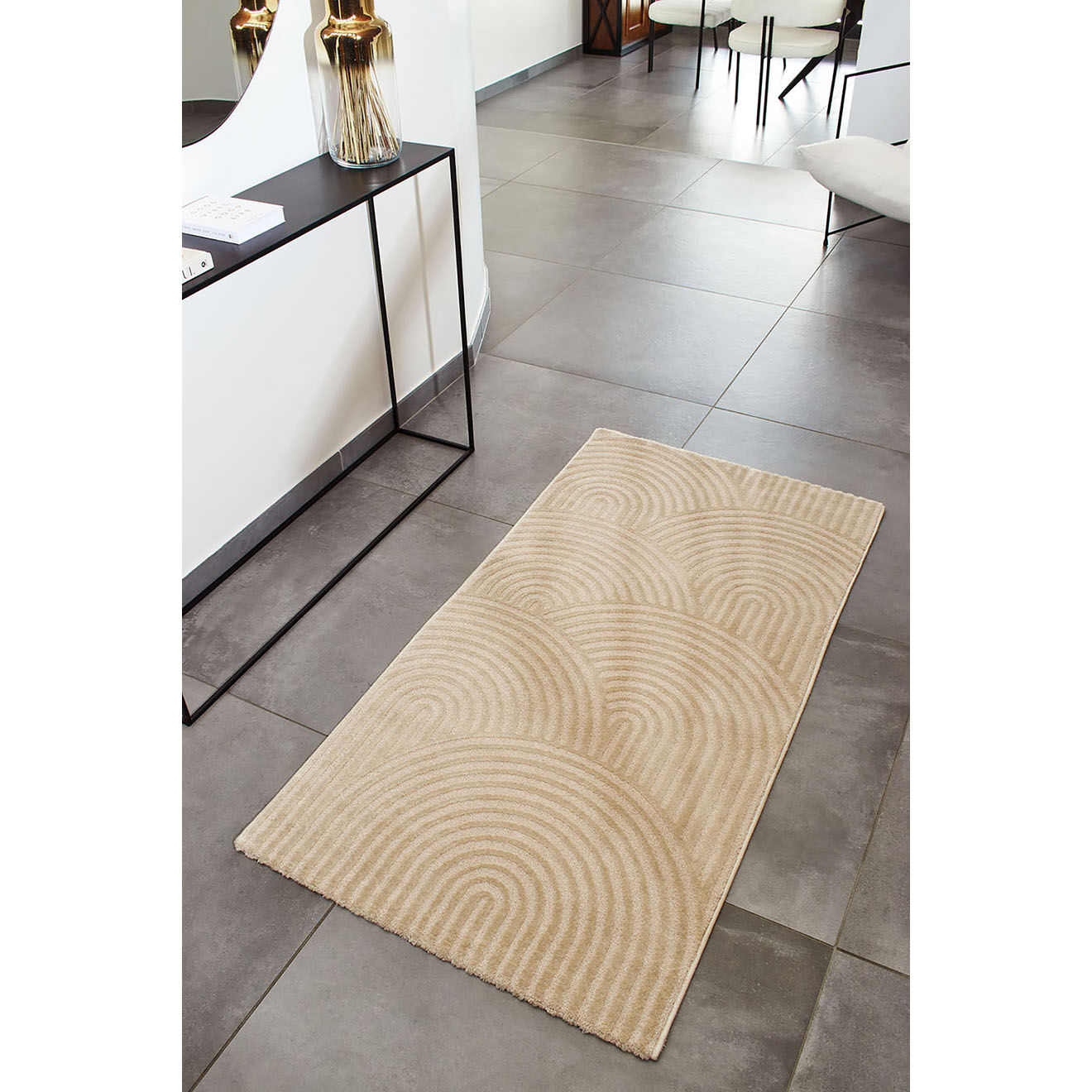 Nazar Rugs Tapis Bianca 157 beige - 80x150 cm