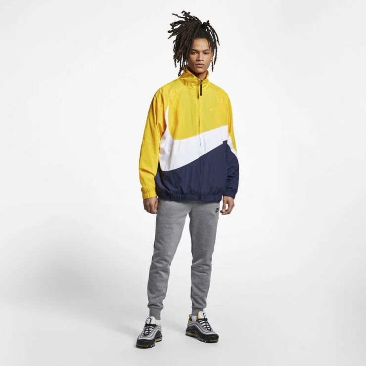 Nike Sportswear Swoosh Woven Vindjakke Gul