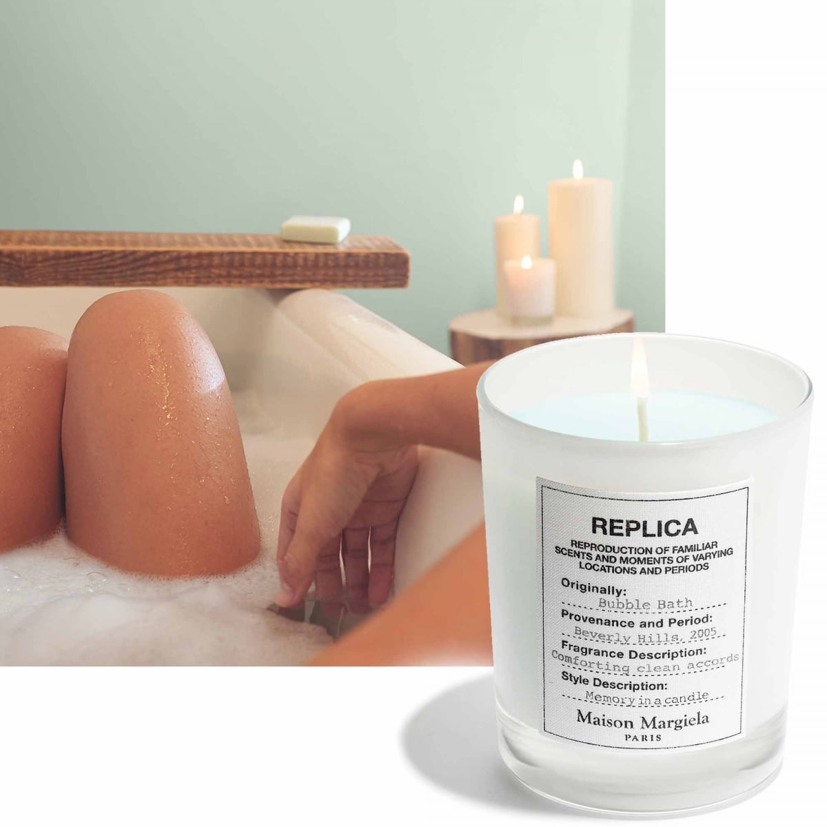 Maison Margiela REPLICA Bubble Bath Bougie Parfumée Relaxante