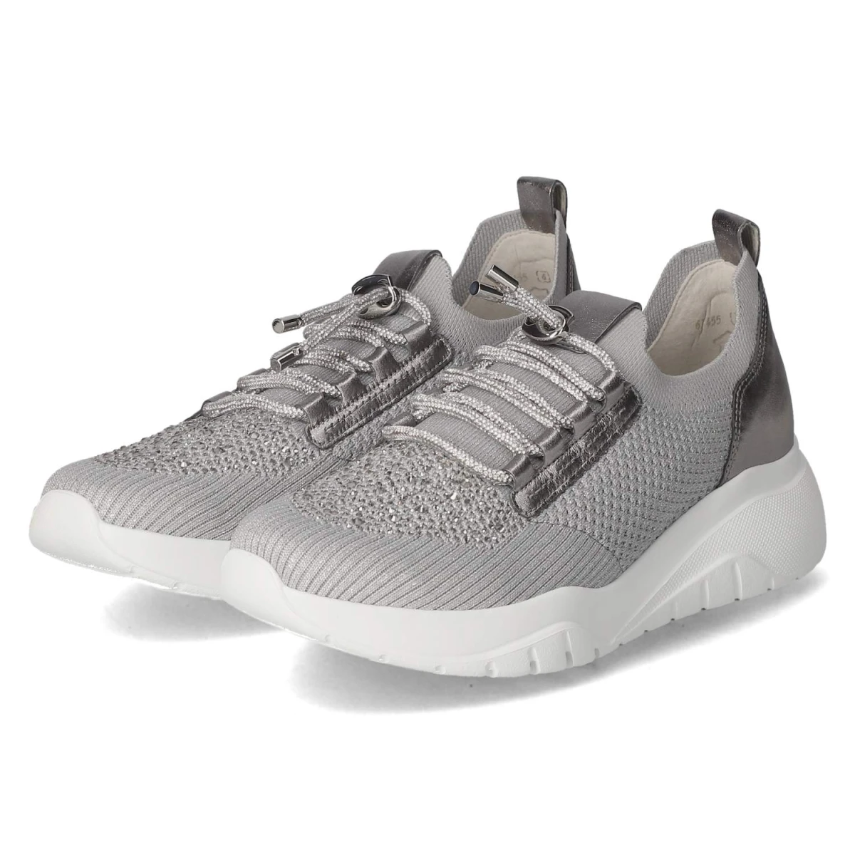 GaborLow Sneaker - grau (Glitter)